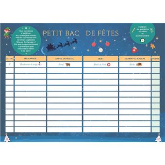 Le cahier des vacances de Noël