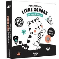 Mon premier livre sonore en noir et blanc !