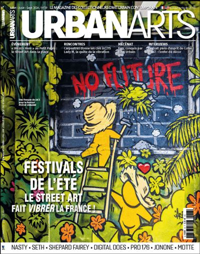 Urban Arts Magazine n°29 : Festivals de l'été - Juillet Août Septembre 2024 Le street art fait vibrer la France - Collectif - Urban Arts - broché - Revue