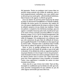 La fraîcheur du feu