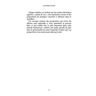 La fraîcheur du feu