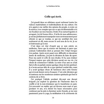 La fraîcheur du feu