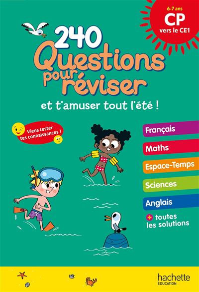 Questions pour réviser - Du CP au CE1 - Cahier de vacances 2025