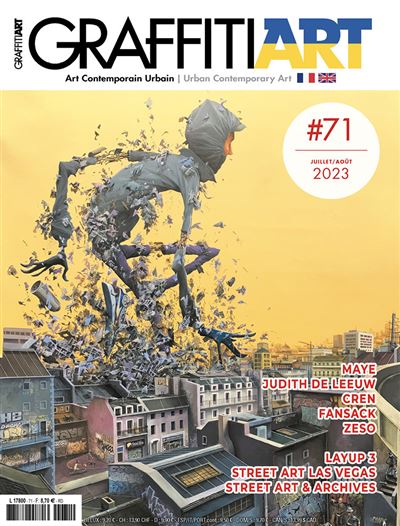 Graffiti Art N°71  Sunny Street Art - Juillet-Aout 2023 - Co