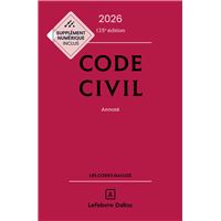 Code civil 2026, annoté