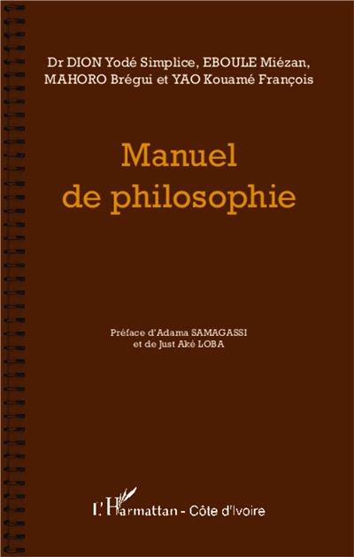 Manuel de philosophie - Miezan Eboule - L'harmattan - br