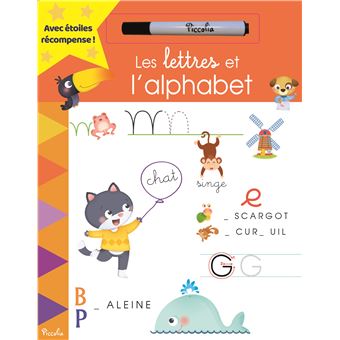 Les lettres et l'alphabet - 1