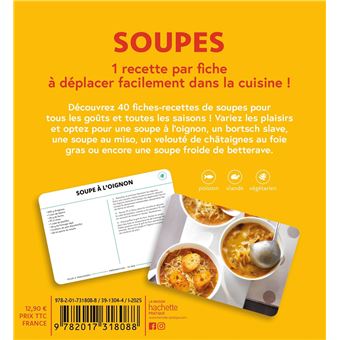 Coffret fiche -  Soupes