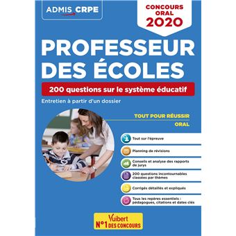 CRPE - Concours de professeur des écoles - 200 questions sur le système éducatif - 1