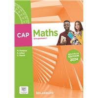 Mathématiques - Groupement 1 - CAP (2024) - Pochette élève