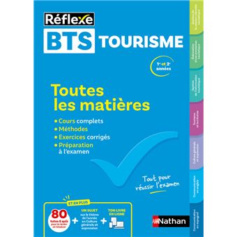 Toutes les matières BTS Tourisme - Réflexe - N° 17