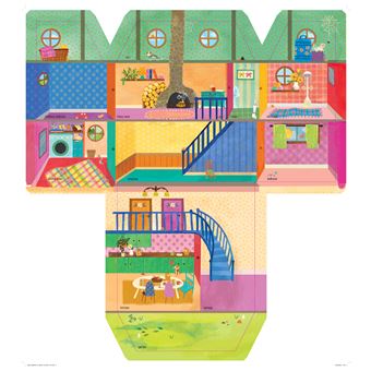 Livre magnétique : La maison de la famille Ours