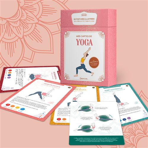 Stack 52 Cartes D'Exercices Yoga - 52 Poses Essentielles Illustrées + QR Codes Vidéos, Idéal Débutants Et Confirmés Pour Séances Fun Et Variées