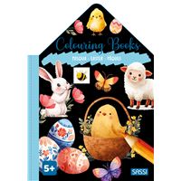 Colouring books. Pâques