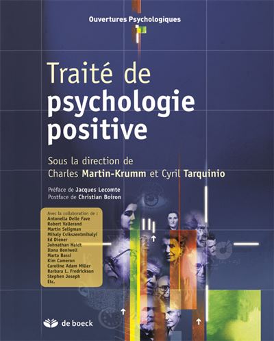 Traite de psychologie positive