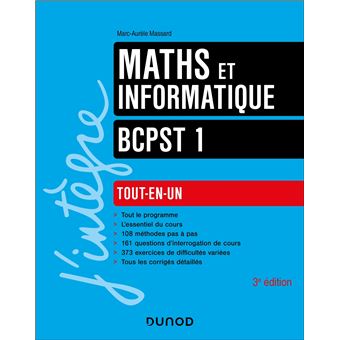 Maths et informatique tout-en-un BCPST 1re année - 1