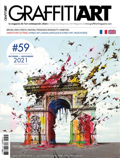 Graffiti art n°59 - Octobre 2021 - Collectif - Graffiti Art Mag - broché - Revue