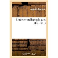 Études cristallographiques