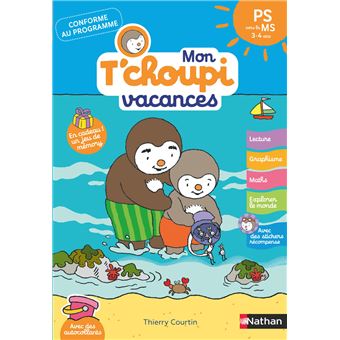 T'Choupi - Mon Tchoupi Vacances PS vers la MS 3-4 ans - 1