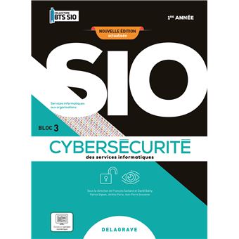 Cybersécurité BTS SIO 1re année (2024) - Pochette élève - 1
