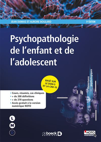 Psychopathologie de l'enfant et de l'adolescent - Jean Dumas - broché