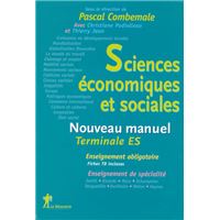 Nouveau manuel de Terminale de Sciences Economiques et Sociales