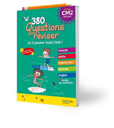 Questions pour réviser - Du CM2 à la 6e - Cahier de vacances 2025