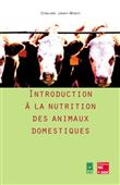 Introduction à la nutrition des animaux domestiques