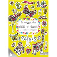 600 stickers et jolis coloriages