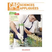 Sciences appliquées 1re et 2e années CAP Cuisine, CSHCR et Métiers de l’alimentation (2024) - Pochette élève