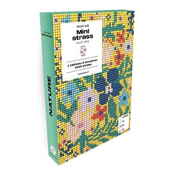 Mon kit mini strass Nature 1 tableau + 2000 mini-strass + - Boîte ou ...