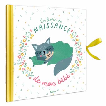 Livre de Naissance Bébé Album 27cm Vert pas cher 