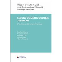 Leçons de méthodologie juridique - Années académiques 2023-2024