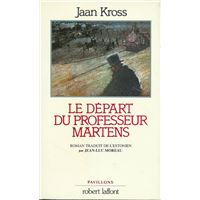 Le départ du professeur Martens