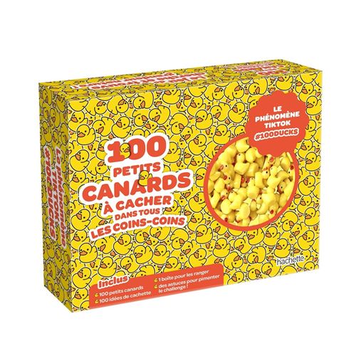 100 Mini Canards Phosphorescents – Résine, Numérotables – Jeux De Cache-cache, Déco, Farces – Dès 3 Ans