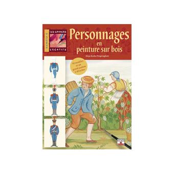 Personnages en peinture sur bois - 1