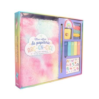 Mon coffret papeterie arc-en-ciel - 1