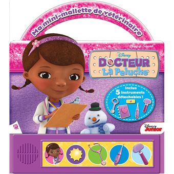 Malette de médecin pour enfants en bois, jouet de vétérinaire pour enfants, mallette de docteur avec vêtements et chapeau, kit de jeu de rôle de médecin, cadeau pour filles de 3 ans