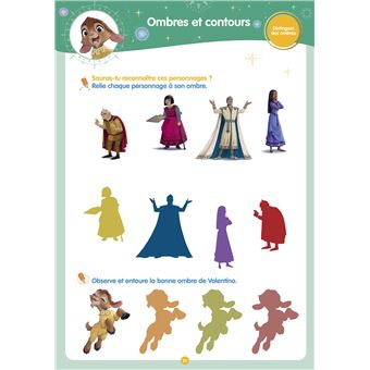 Disney - Wish - De la MS à la GS - Cahier de vacances 2024