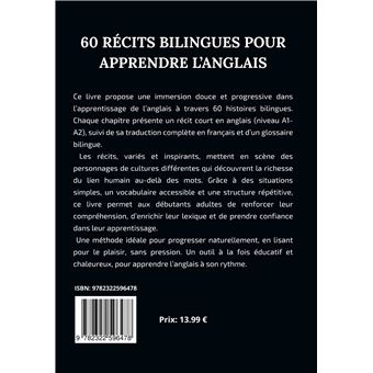 60 Récits Bilingues pour Apprendre l'Anglais