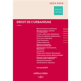 Droit de l'urbanisme 2025/2026 - 1