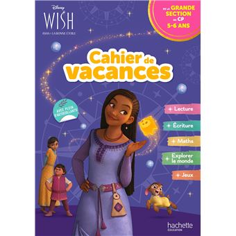Disney - Wish - De la GS au CP - Cahier de vacances 2024
