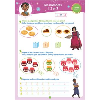 Disney - Wish - De la GS au CP - Cahier de vacances 2024