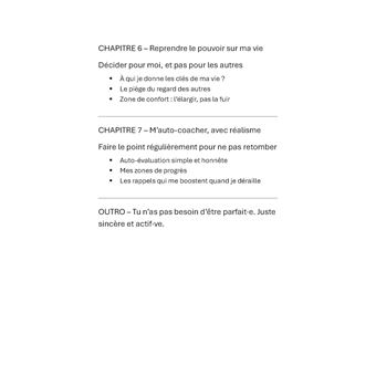 N'achetez pas de livres sur le développement personnel !