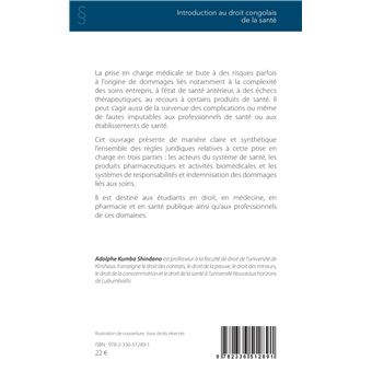 Introduction au droit congolais de la santé