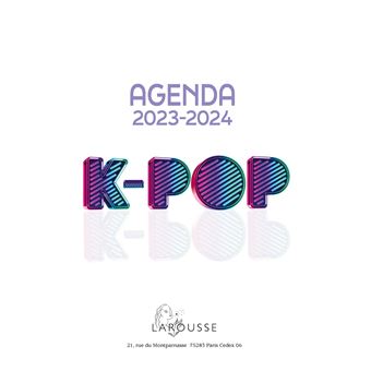 Agenda scolaire culture coréenne 2023 - 2024 by Collectif