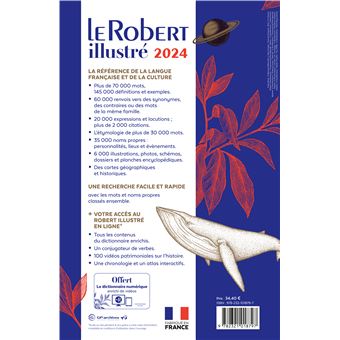 Le Robert illustré & son dictionnaire en ligne - La Librairie des