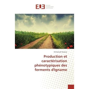Production et caracterisation phenotypiques des ferments d'Igname - 1