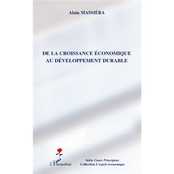 De la croissance économique au développement durable - 1