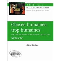 Nietzsche, Choses humaines, trop humaines, 'De l'âme des artistes et des écrivains, § 145 à 156